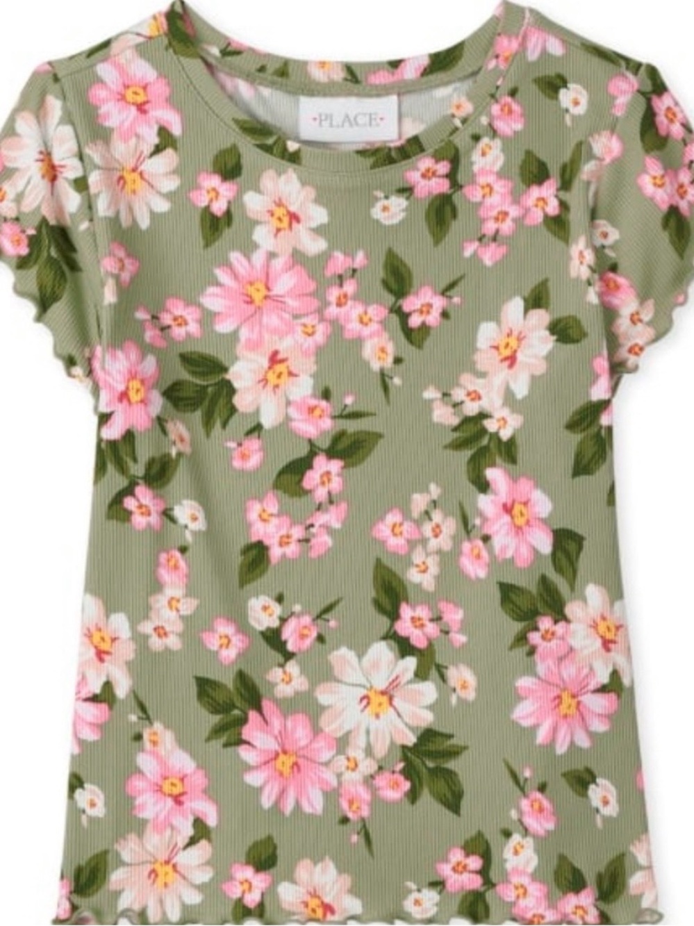 Place
Tween Floral Tee & Denim Skirt Set - Park Day Vibes!